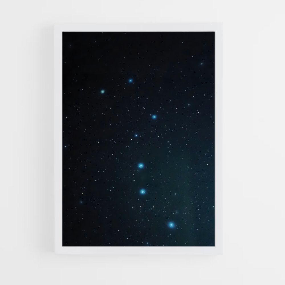 Poster Ursa Minor Étoilé – affiche Constellations (vue 3)